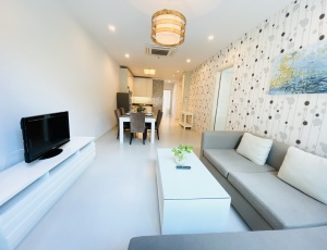 BEAUTIFUL 2-BEDROOM APARTMENT FOR RENT IN THAO DIEN, FREE GYM AND POOL USING IN THE NEARBY BULDING