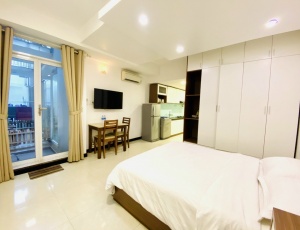 400USD - THAO DIEN SERVICED APARTMENT WITH BALCONY AND PRIVATE WASHING MACHINE