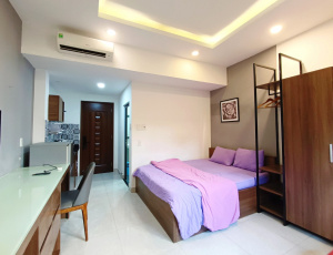 ONLY 345USD – NICE STUDIO WITH WINDOW AND TERRACE IN DISTRICT 3, HAI BA TRUNG STREET