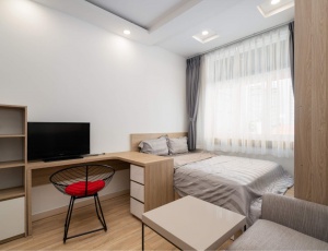 ONLY 340USD! PHAM VIET CHANH SERVICED APARTMENT - BRIGHTEN STUDIO WITH BIG WINDOW AND BATHTUB –  BINH THANH DISTRICT