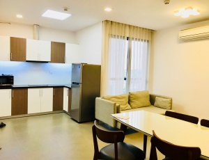 2 bedroom with bathtub serviced apartment for rent in Thao Dien